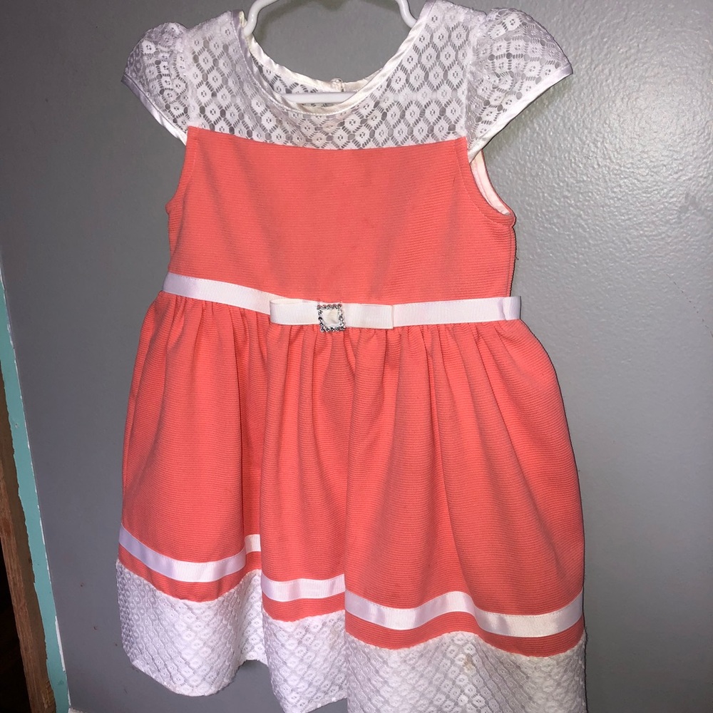 Coral dress
